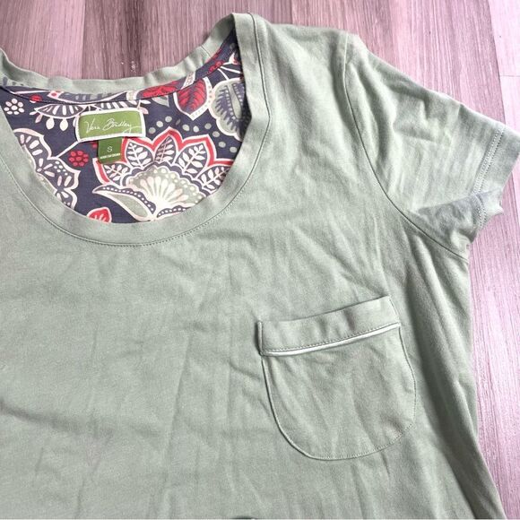 Vera Bradley Pajamas Women’s Small Floral Paisley Print Shirt and Shorts Set - Picture 3 of 8